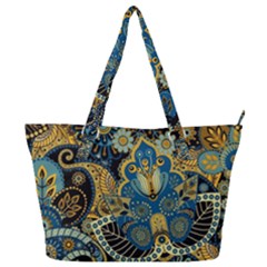 Retro Ethnic Background Pattern Vector Full Print Shoulder Bag by Amaryn4rt
