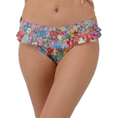 Sakura Cherry Blossom Floral Frill Bikini Bottom by Amaryn4rt