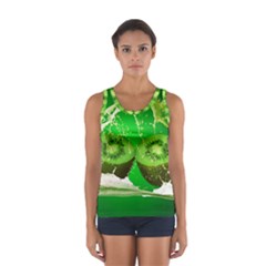 Kiwi Fruit Vitamins Healthy Cut Sport Tank Top 