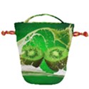 Kiwi Fruit Vitamins Healthy Cut Drawstring Bucket Bag View1