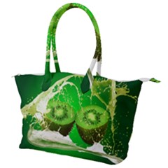 Kiwi Fruit Vitamins Healthy Cut Canvas Shoulder Bag