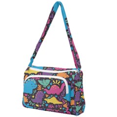 Dino Cute Front Pocket Crossbody Bag