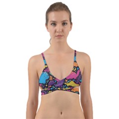 Dino Cute Wrap Around Bikini Top