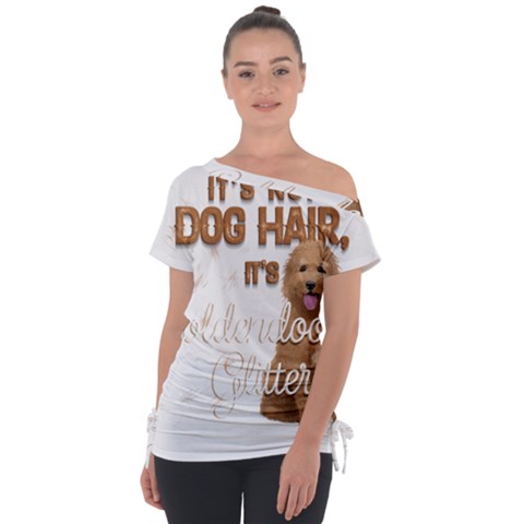 Golden Doodle Apparel Tie-up Tee by goldendoodle