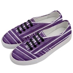 Bandes Peinture Violet  Women s Classic Low Top Sneakers by kcreatif