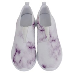 White Marble Violet Purple Veins Accents Texture Printed Floor Background Luxury No Lace Lightweight Shoes by genx