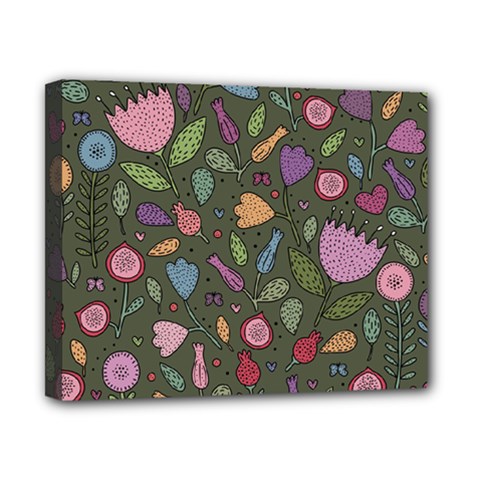 Floral pattern Canvas 10  x 8  (Stretched)