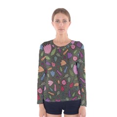 Floral pattern Women s Long Sleeve Tee