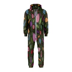 Floral pattern Hooded Jumpsuit (Kids)