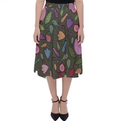 Floral pattern Classic Midi Skirt