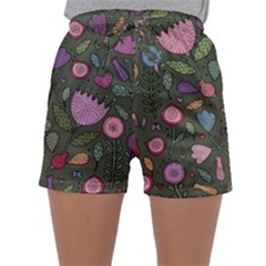 Floral pattern Sleepwear Shorts