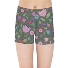 Floral pattern Kids  Sports Shorts