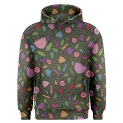 Floral pattern Men s Overhead Hoodie