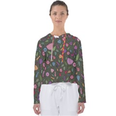 Floral pattern Women s Slouchy Sweat