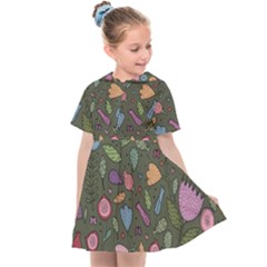 Floral pattern Kids  Sailor Dress
