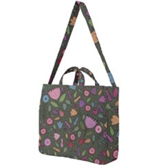 Floral pattern Square Shoulder Tote Bag