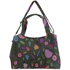 Floral pattern Double Compartment Shoulder Bag