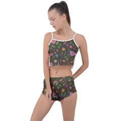 Floral pattern Summer Cropped Co-Ord Set