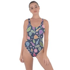 Floral Pattern Bring Sexy Back Swimsuit by Valentinaart