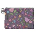 Floral pattern Canvas Cosmetic Bag (XL) View1