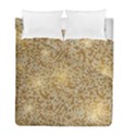 Retro Gold Glitters Golden Disco Ball optical illusion Duvet Cover Double Side (Full/ Double Size) View1