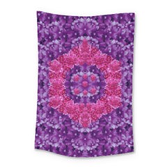 Flowers And Purple Suprise To Love And Enjoy Small Tapestry by pepitasart