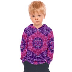 Flowers And Purple Suprise To Love And Enjoy Kids  Overhead Hoodie by pepitasart