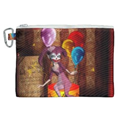 Cute Little Harlequin Canvas Cosmetic Bag (xl) by FantasyWorld7