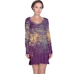 Tour Eiffel Paris Photo Long Sleeve Nightdress