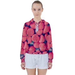 Fraise Bonbons Women s Tie Up Sweat by kcreatif