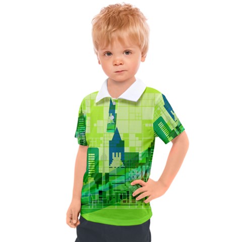 Architecture Skyline Kids  Polo Tee by Wegoenart