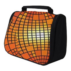 Pattern Background Rings Circle Full Print Travel Pouch (small)