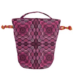 Abstract Pattern Mandala Decorative Drawstring Bucket Bag by Wegoenart