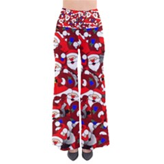 Nicholas Santa Christmas Pattern So Vintage Palazzo Pants