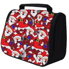 Nicholas Santa Christmas Pattern Full Print Travel Pouch (Big)