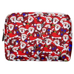 Nicholas Santa Christmas Pattern Make Up Pouch (Medium)