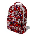 Nicholas Santa Christmas Pattern Flap Pocket Backpack (Large) View1