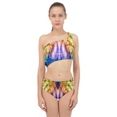 Abstract Pattern Color Colorful Spliced Up Two Piece Swimsuit by Wegoenart