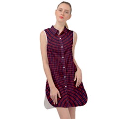 Binary Code Binary Binary System Sleeveless Shirt Dress