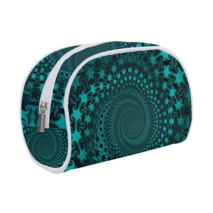 Spiral Abstract Pattern Background Makeup Case (Small)