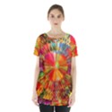Kaleidoscope Mandala Color Skirt Hem Sports Top View1