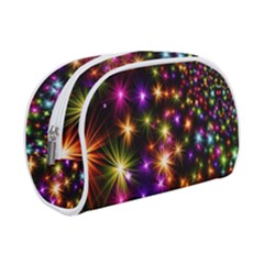 Star Colorful Christmas Abstract Makeup Case (small) by Wegoenart