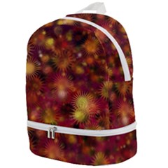 Star Abstract Background Wallpaper Zip Bottom Backpack by Wegoenart