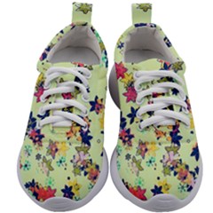 Flowers Ornament Decoration Kids Athletic Shoes