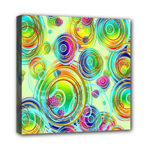 Wallpaper Pattern Colorful Color Mini Canvas 8  X 8  (stretched)