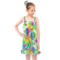 Wallpaper Pattern Colorful Color Kids  Overall Dress by Wegoenart