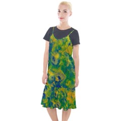 Abstract Texture Background Color Camis Fishtail Dress by Wegoenart