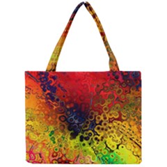 Color Abstract Colorful Art Mini Tote Bag by Wegoenart