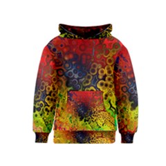 Color Abstract Colorful Art Kids  Pullover Hoodie by Wegoenart