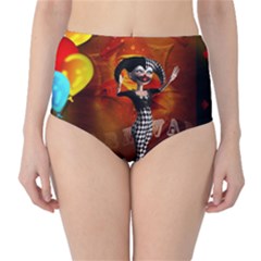 Cute Little Harlequin Classic High-waist Bikini Bottoms by FantasyWorld7